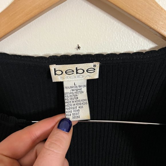 ‼️END OF SUMMER SALE ‼️
 90's/Y2K  Black Baby Doll Cardigan - Picture 7 of 7